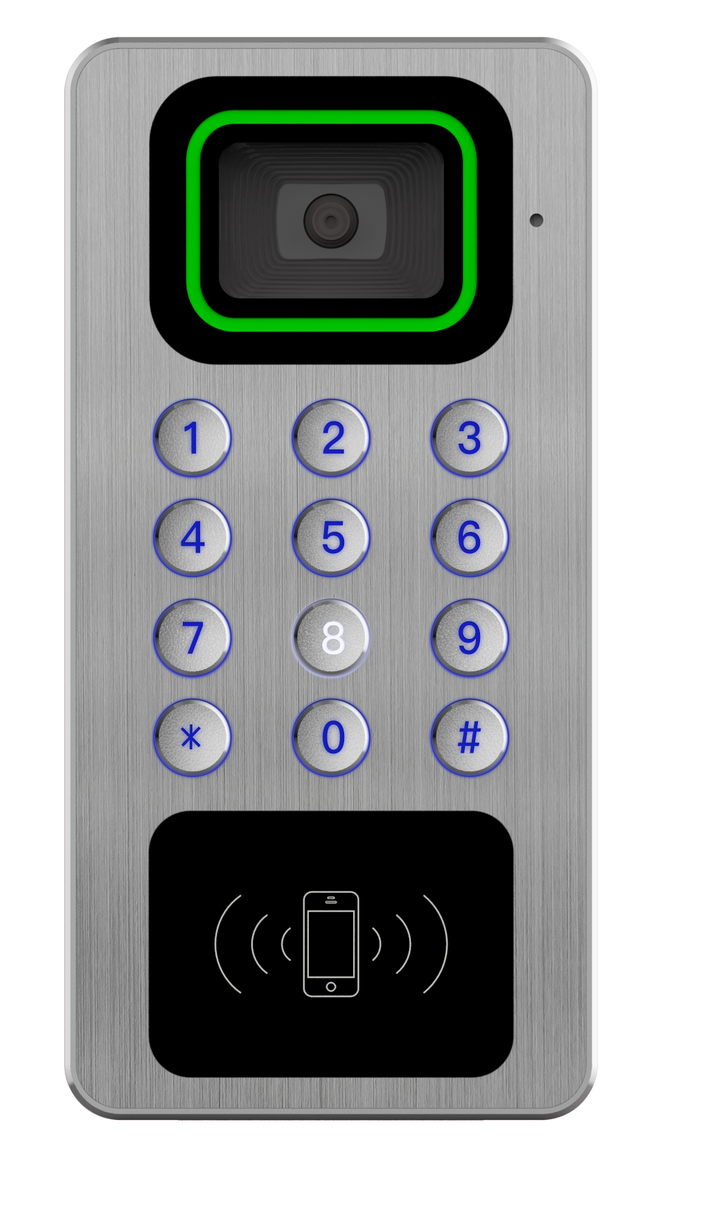 Q336 Metal Waterproof QR Code Access Control Machine Thinmoo